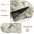 thumbnail image 6 of Summer Botanical Area Rugs 3'x5', Washable Small Throw Rugs for Living Room Bedroom, Green Spring Floral Birds Rustic Indoor Outdoor Rug Non-Slip Low Pile Carpet Runner Reversible Floor Mats, 6 of 8