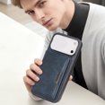 thumbnail image 4 of Con tarjetero plegable y soporte para iPhone 17. Cartera para teléfono con ranuras para tarjetas. Funda de cuero desmontable. Compatible con carga inalámbrica., 4 of 6