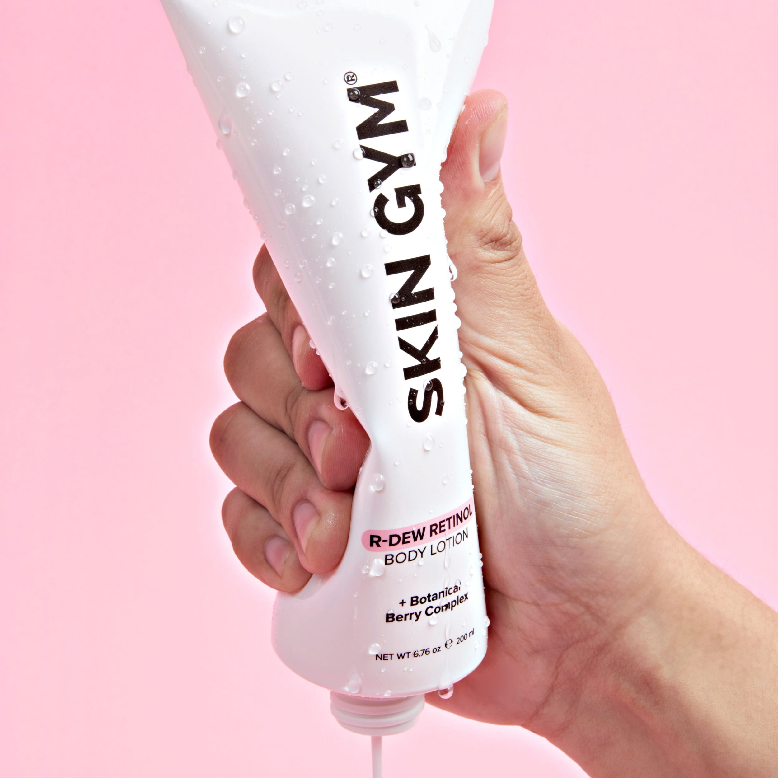 Skin Gym R-Dew Retinol Body Lotion 200ML for Dull Skin, Hydrating and Anti-Oxidant Rich Lotion with Botanical Berry Complex