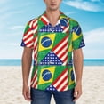 thumbnail image 3 of Mens Hawaiian Shirts Casual Short Sleeve Button Down Shirt Summer Beach Shirts, 3 of 8