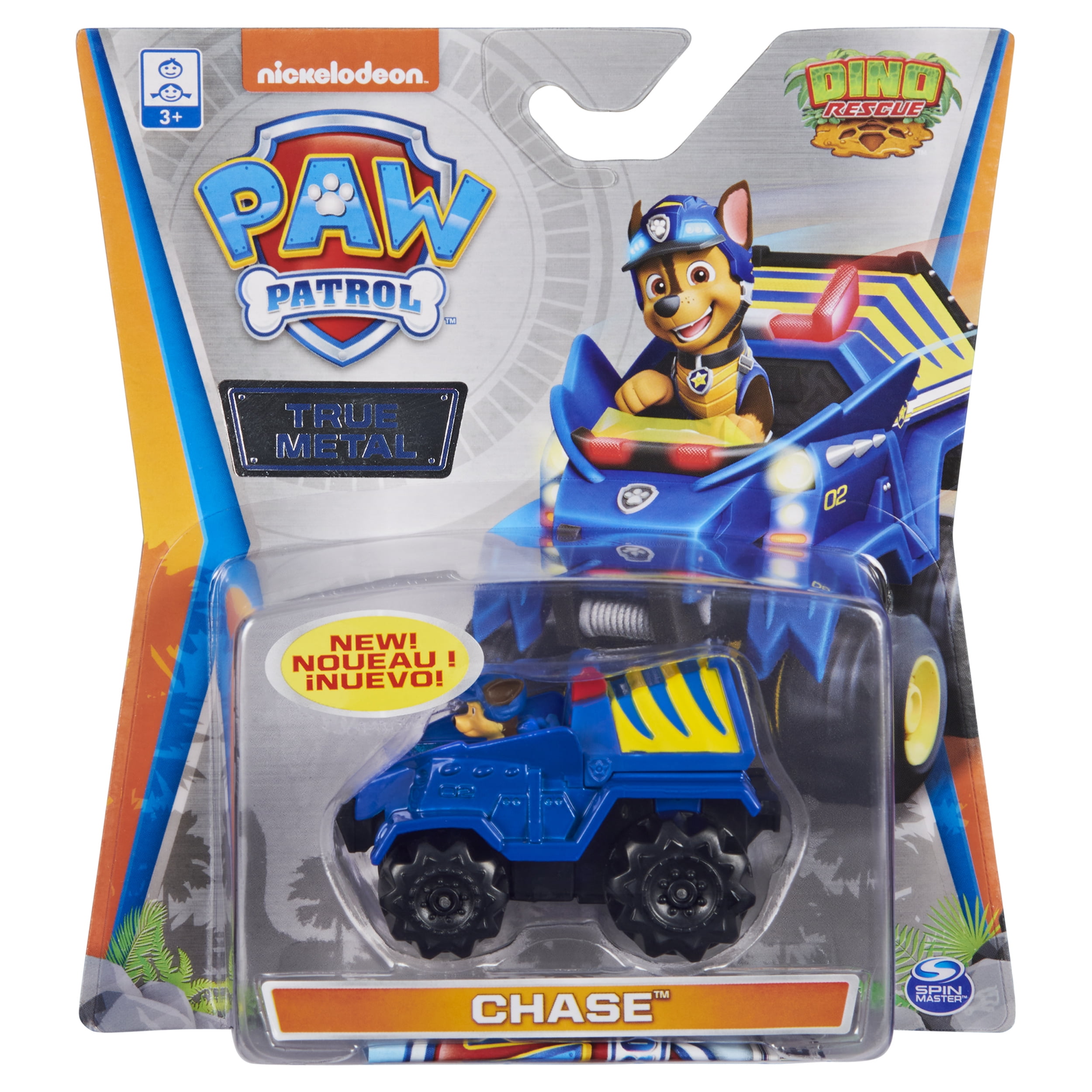 PAW Patrol, True Metal Chase Collectible Die-Cast Vehicle, Dino Rescue Series 1:55 Scale