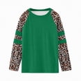 thumbnail image 4 of HCNTES Toddler Girl Shirts Ruffle Long/Short Sleeve Baby Girl T-Shirts Kids Blouse, Ribbed Toddler Girl Tee Tops(Green,8-9 Years), 4 of 5