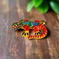 thumbnail image 2 of Talavera Lizard Figurine | Mexican Handcrafted Wall Decor, 2 of 6