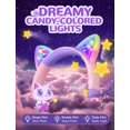 thumbnail image 2 of Auriculares inalámbricos Bluetooth para niños iClever Light Up Cat Ear, 2 of 7