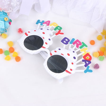 VERDANVERSE Funny Birthday Glasses Festival Props Plastic Item Adults Birthday Party 2Pcs