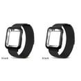 thumbnail image 1 of BRADCET 1/2Pack Magnetic Metal Band and Case for Apple Watch Bands 38mm 42mm 40mm 44mm Soft TPU Bumper Cover Protector with Stainless Steel Mesh Strap Milanese Loop for iWatch Series SE 6 5 4 3 2 1, 1 of 15