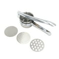 thumbnail image 4 of Jiaeri Stainless Steel Potato Masher Ricer Press Juicer Tool for Vegetables Fruits Puree Mashed Maker Kitchen Handheld Squeezer Strainer, 4 of 8