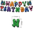 thumbnail image 4 of Pancarta de decoración para fiesta de cumpleaños de Rainbow Friend, adorno para tarta, juego de terror, vajilla de Rainbow Friend, globos, suministros para fiesta, 4 of 5