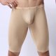 thumbnail image 3 of Pantalones moldeadores para hombre, sólidos, transpirables, absorbentes del sudor, térmicos, de fitness, de alta elasticidad, para yoga, largos, de licra., 3 of 3