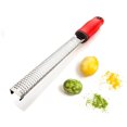thumbnail image 1 of Râpe à Citron et Fromage pour Cuisine, Lame en Acier Inoxydable avec Couvercle de Protection, Rouge, 1 of 6