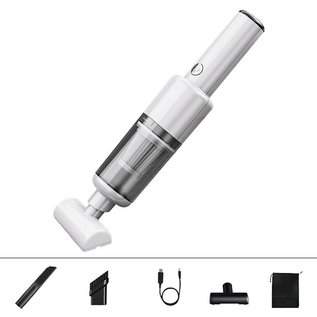 Upgrade Aspirador de coche, aspirador inalámbrico de 5000mah para limpieza del hogar del coche, portátil