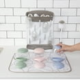 thumbnail image 5 of Ubbi Microfiber Kitchen Counter Dish Drying Mats, Taupe, Set of 2, 5 of 5