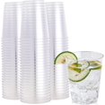 thumbnail image 1 of FrostHike 100 Gobelets en Plastique Transparent 10 oz Gobelets Jetables Gobelets en Plastique Robuste. Gobelets en Plastique Dur Réutilisables Transparents pour Mariage. Action de Grâce. Halloween. Fête de Noël, 1 of 5