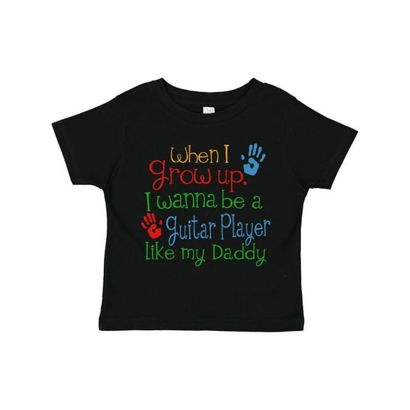 Inktastic Guitar Player Like Daddy Boys or Girls Toddler T-Shirt