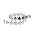thumbnail image 3 of PENIKOKO 1 Roll of Christmas Garland Elegant Design Silver for DIY Craft Projects, 3 of 5