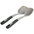 thumbnail image 6 of Spice by Tia Mowry Savory Saffron 7 Piece Ceramic Nonstick Aluminum Cookware Set with Nylon Utensils in Grey, 6 of 10