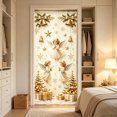 thumbnail image 5 of Christmas Moisture-resistant and Stain-resistant Door Cover, 72x36 Inch Angel Banner Ornament for Holiday Indoor Outdoor Party Decoration (Beige), 5 of 5