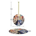 thumbnail image 4 of Fairy Tail Christmas Ceramic Round Ornaments Print Decorative Hanging Ornaments For Xmas Tree Holiday Party Decoration 1 Pcs, 4 of 9
