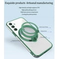 thumbnail image 5 of Compatible with Samsung Galaxy A14 5G Case Clear with Stand Samsung A14 5G Phone Case for Women Men Support Wireless Charging Protective Case Shockproof Cases (Green), 5 of 14