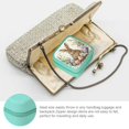 thumbnail image 3 of Shiartex Bunny Eggs Wreath PU Leather Jewelry Box for Necklace, Ring, Earring Storage, Portable and Compact Travel Case with High Capacity, Best Gift Idea Green, 3 of 5