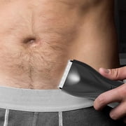 Groin & Body Hair Trimmer for Men Electric Trimmer Pubic Trimmer Body Shaver Wet/Dry Body Shaver Groomer
