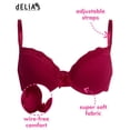 thumbnail image 2 of dELiA*s Girls Training Bra Soft Molded Microfiber Bralette Wire-Free Girls a-Cup Bras 4 Pack, 2 of 7