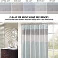thumbnail image 4 of Madison Park Amherst Polyester Shower Curtain Aqua 72x72, 4 of 8