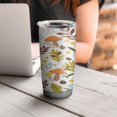 thumbnail image 4 of 20 oz Slim Tumblers Mushroom Insulated Coffee Mug with Lid and Straw,Stainless Steel Vacuum Insulated Travel Coffee Mug Cup Gifts for Women Mothers, 4 of 7