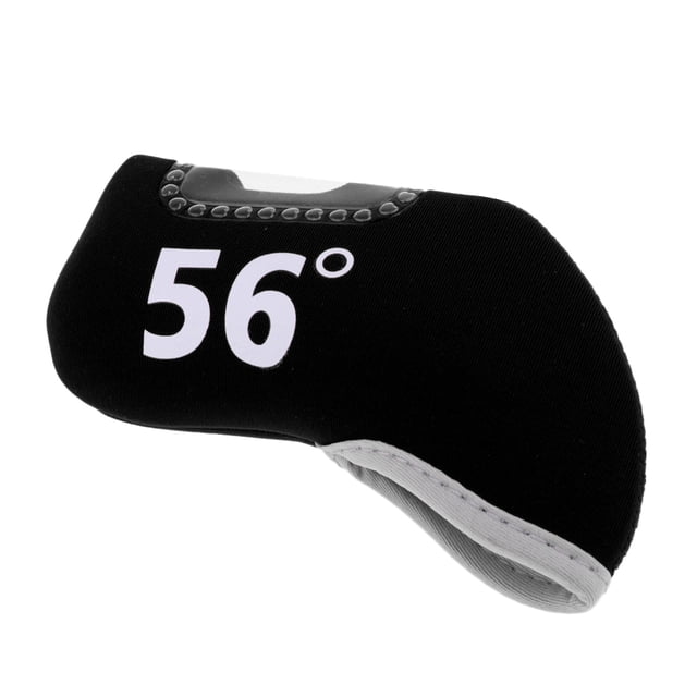 Accesorios superiores de la cubierta del protector de la cabeza de la cubierta Negro de 56 gra Sunnimix Cubierta de la cabeza del hierro del golf