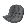thumbnail image 2 of Cojín colgante para silla de huevo, grueso, lavable, suave, con forma de cesta colgante Gris oscuro, 2 of 8