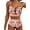 Orange Floral​, variant on Bikini Sets for Women, Swimsuit for Women U-Wire Cutout Two Piece Swimsuit High Waisted Popular Bathing Suit