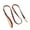 Red, variant on Didog Leather Dog Training Leash 5 Ft Heavy Duty Pet Walking Lead for German Shepherd