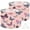 Color-4, variant on Lamp Shades Set of 2 Easy Assembly Spring summer tropical butterfly pastel colors Drum Lampshades for Table Lamps Floor Lamps Pendant Light 13"x13"x10" Replacement Lamp Shade