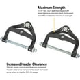 thumbnail image 4 of Speedway Motors Tubular Upper Control Arms Kit Compatible with 1982-2004 Chevy S10 & 1978-1988 GM G-Body Cars, Gloss Black Powdercoat Finish, 4 of 7