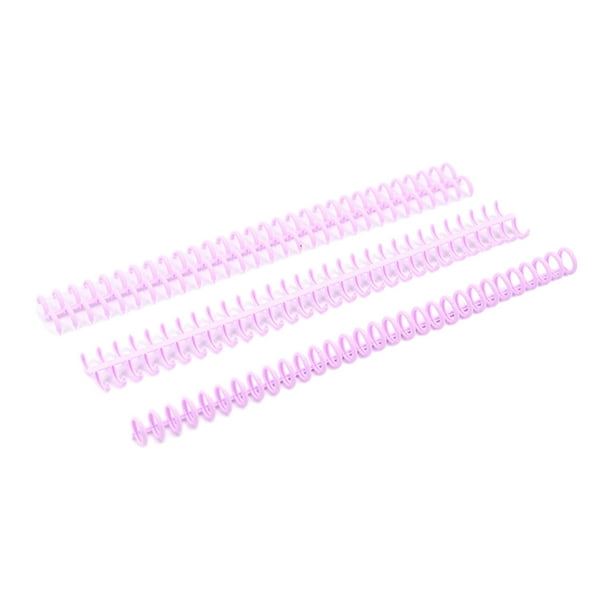 Seitruly 10 carpetas de hojas sueltas compactas de 30 agujeros, amplias aplicaciones y anillos de carpeta de alto rendimiento reutilizables Carpetas de archivos Púrpura+10 piezas