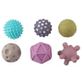 thumbnail image 1 of Bola colorida para tocar la mano, bolas sensoriales para bebés, bola sensorial texturizada para apretar, bolas de exploración sensorial elaboradas con cuidado, 1 of 8