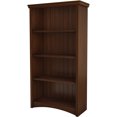 thumbnail image 2 of South Shore Gascony 4-Shelf 58" Bookcase, Silver, 2 of 4
