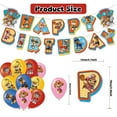 thumbnail image 4 of 52PCS For Paw Theme For Patrol Birthday Party Decorations,With 1 Happy Birthday Banner Garland,20 Balloons,25 Cupcake Toppersd,6 Hanging Swirls for Party Supplies, 4 of 4