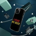 thumbnail image 4 of DistinctInk Clear Case for Apple iPhone 13 PRO (6.1" Screen) - I Fear No Beer, 4 of 9