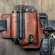 Handmade Multitool Genuine Leather Sheath EDC Pocket Organizer Tool Holder