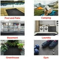 thumbnail image 7 of High Density Interlocking Exercise Mat, Thick EVA Foam Exercise Gym Flooring Mat, Black, 12Pcs, 7 of 7