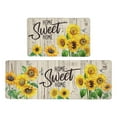 thumbnail image 1 of Sunflower Kitchen Mat Small Fresh Garden Atmosphere Kitchen Floor Mat Entry Door Mat Dirt Foot Mat, 1 of 8