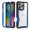 Blue, variant on TECH CIRCLE for iPhone 16 Pro Case, Shockproof TPU+PC Armor Case Transparent Clear Back Cover,Red
