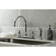 thumbnail image 2 of Kingston FB791SVLSP Serena Two-Handle 4-Hole 8" Centerset Kitchen Faucet with Side Sprayer in Polished Chrome, 2 of 7