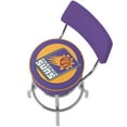 thumbnail image 5 of Miami Heat NBA Padded Swivel Swivel Bar Stool with Back, 5 of 6