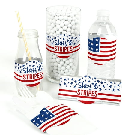 Stars Stripes DIY  Party  Supplies  Memorial Day 