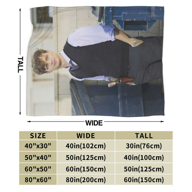 Matthew Gray Gubler Criminal Minds Blanket Night Throw Blanket Family Soft Cozy Flannel Blankets Multiple Sizes of blankets Family Blanket for Kid