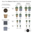 thumbnail image 2 of 3rd Street Inn 19" Artificial XL Boxwood Topiary Ball - 1 Pack, 2 of 4