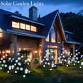 thumbnail image 3 of Solar Garden Lights 2 Pieces Lotus Outdoor Solar Light LED Christmas Lighting Lamps - Solar Decorative Landscape Lamp, for Driveway Path Patio Camping, 3 of 5