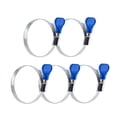 thumbnail image 1 of Abrazaderas de manguera POWERTEC 70332 de acero inoxidable de 3 pulgadas, paquete de 5, 1 of 8